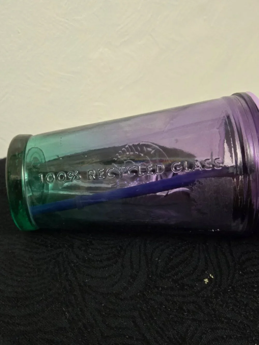 Starbucks Purple/Green Ombre Glass - Picture 3 of 3